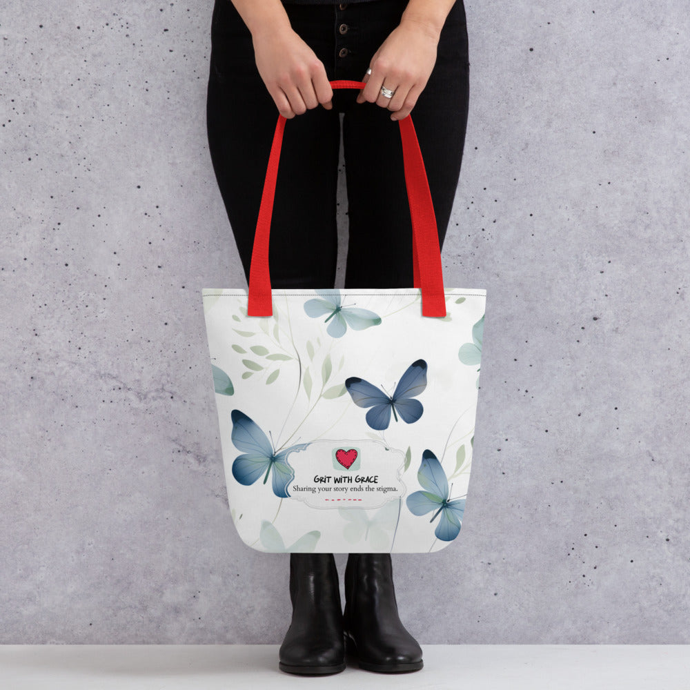 Butterfly Lover’s Shopping Enthusiast Carryall Tote Bag