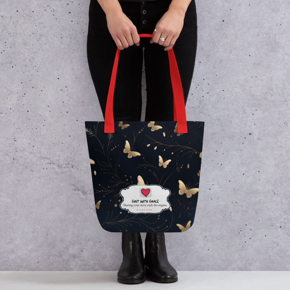 Butterfly Lover’s Shopping Enthusiast Carryall Tote Bag