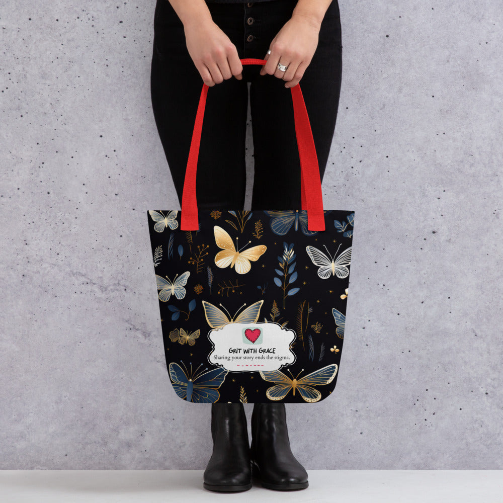 Butterfly Lover’s Shopping Enthusiast Carryall Tote Bag