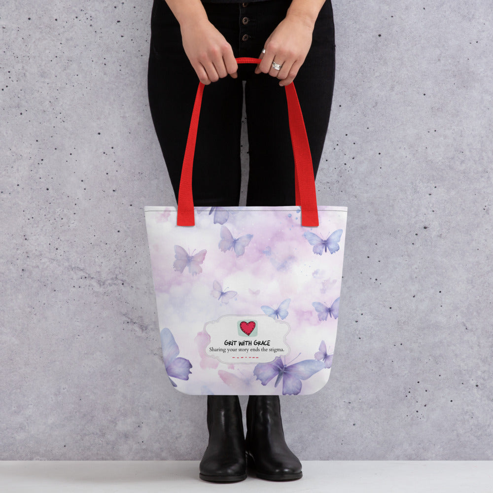 Butterfly Lover’s Shopping Enthusiast Carryall Tote Bag