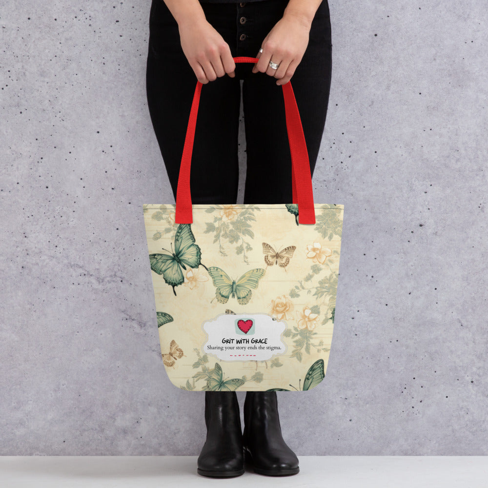 Butterfly Lover’s Shopping Enthusiast Carryall Tote Bag