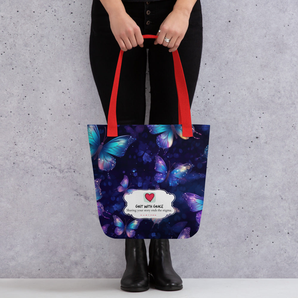 Butterfly Lover’s Shopping Enthusiast Carryall Tote Bag