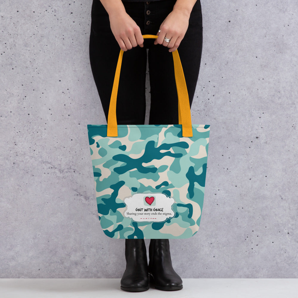 Army Enthusiast Camouflage Tote Bag