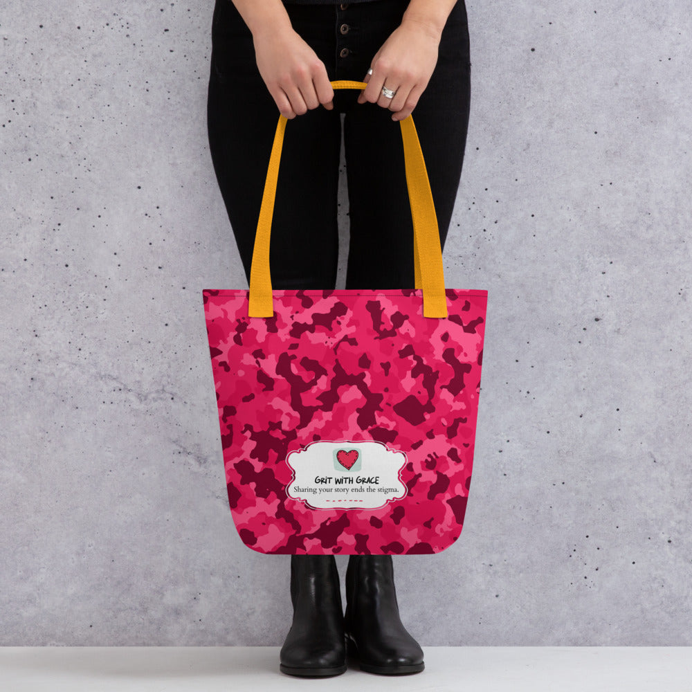Army Enthusiast Camouflage Tote Bag