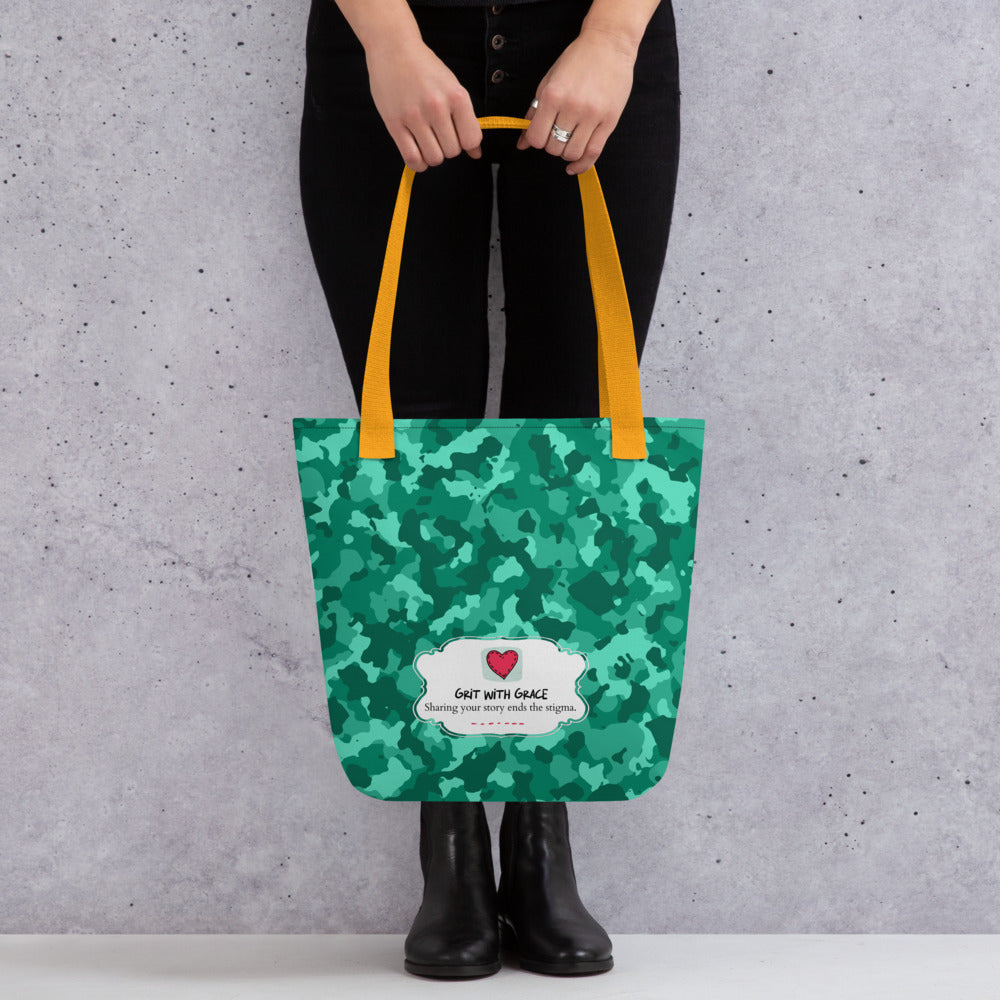 Army Enthusiast Camouflage Tote Bag