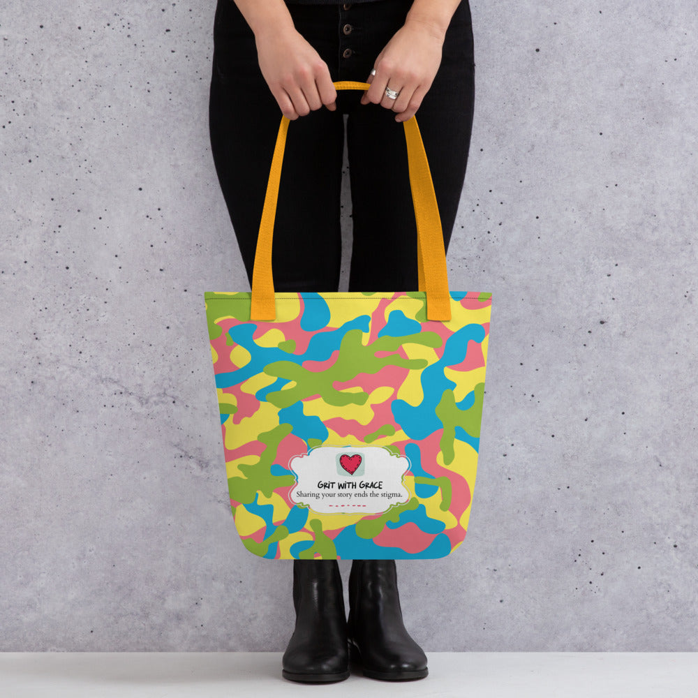 Army Enthusiast Camouflage Tote Bag