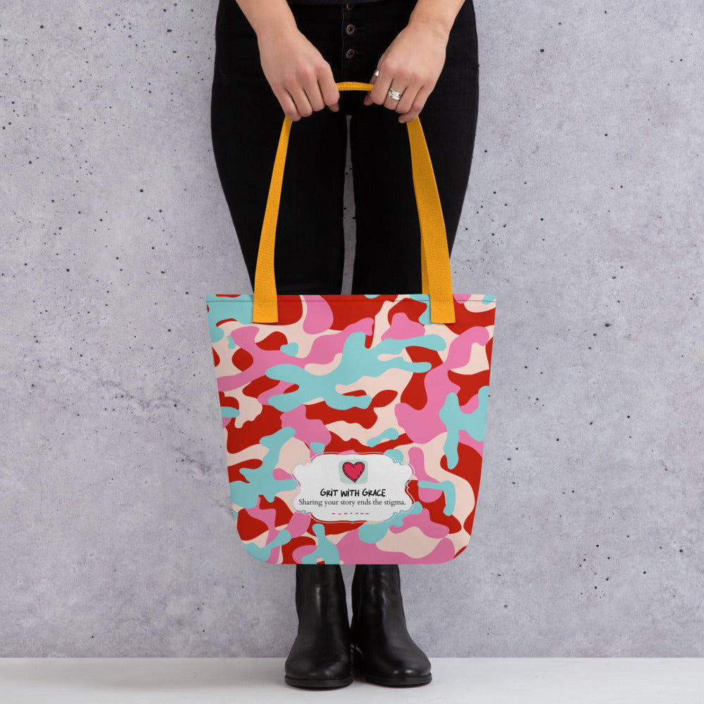 Army Enthusiast Camouflage Tote Bag