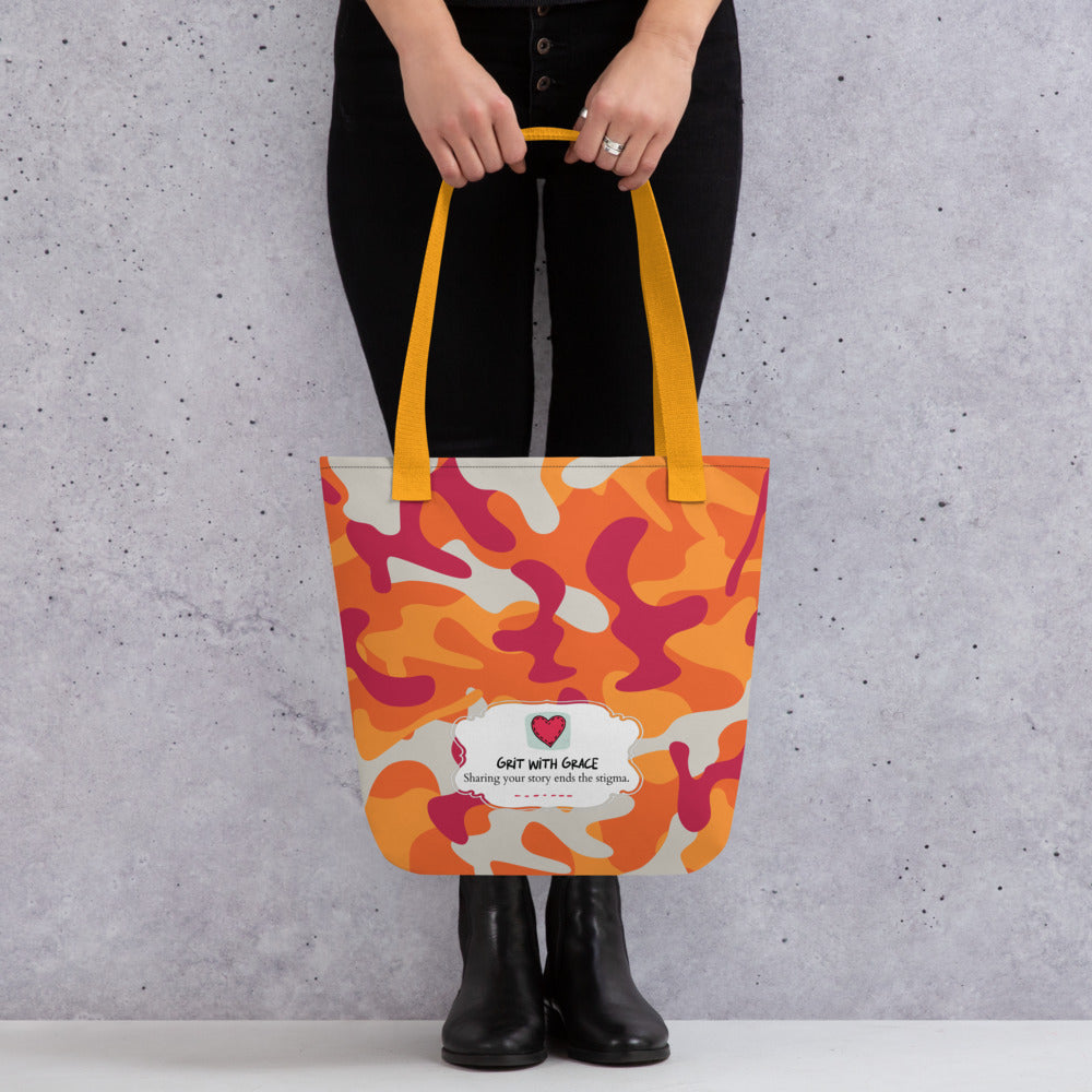 Army Enthusiast Camouflage Tote Bag