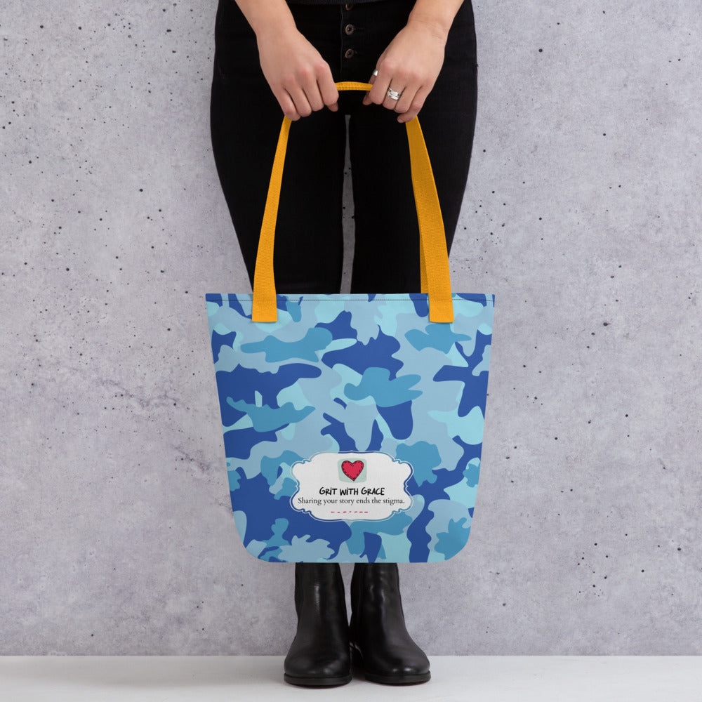 Army Enthusiast Camouflage Tote Bag