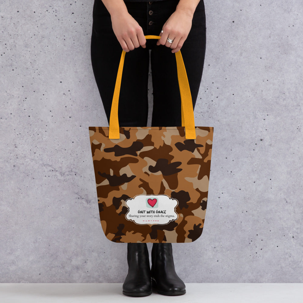 Army Enthusiast Camouflage Tote Bag