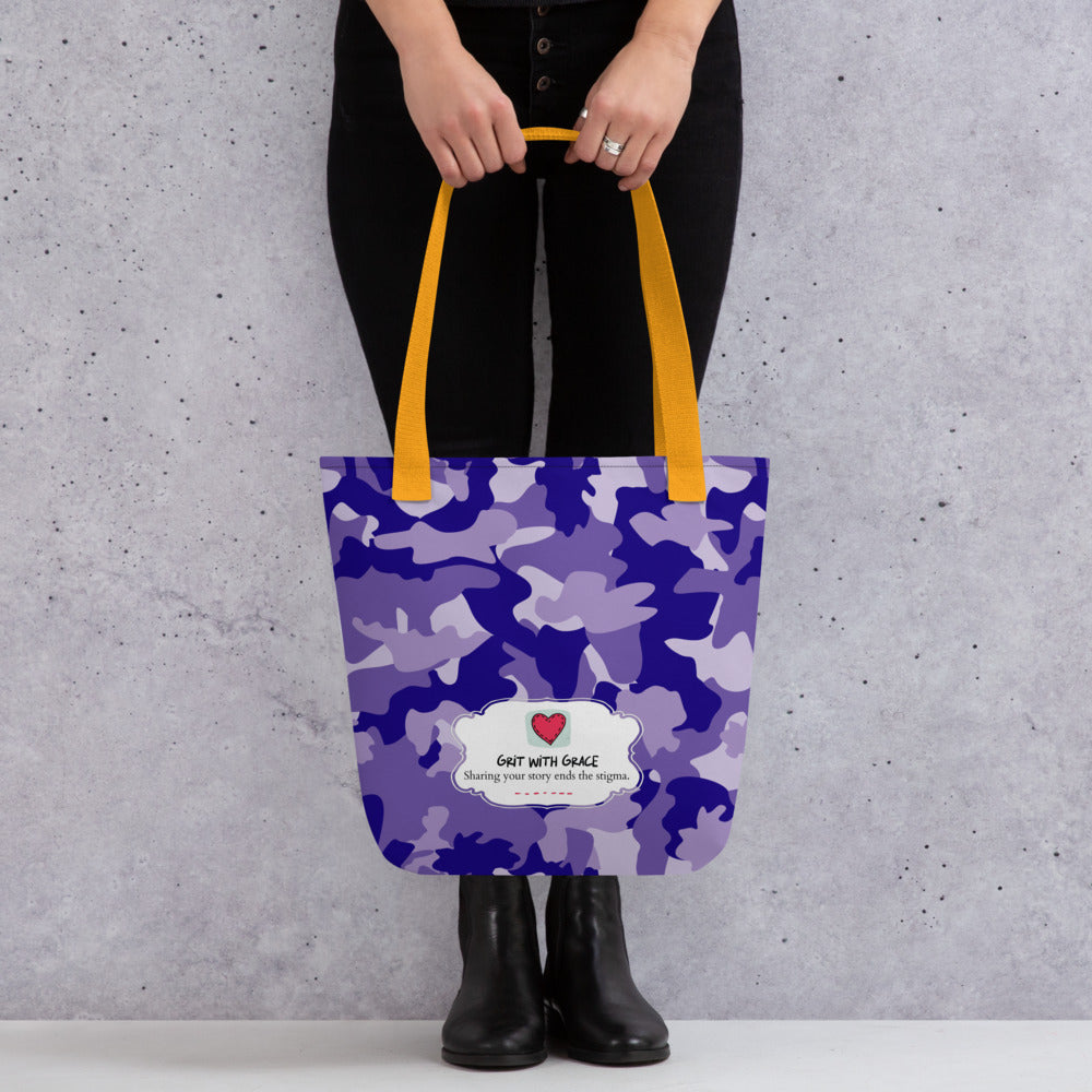Army Enthusiast Camouflage Tote Bag