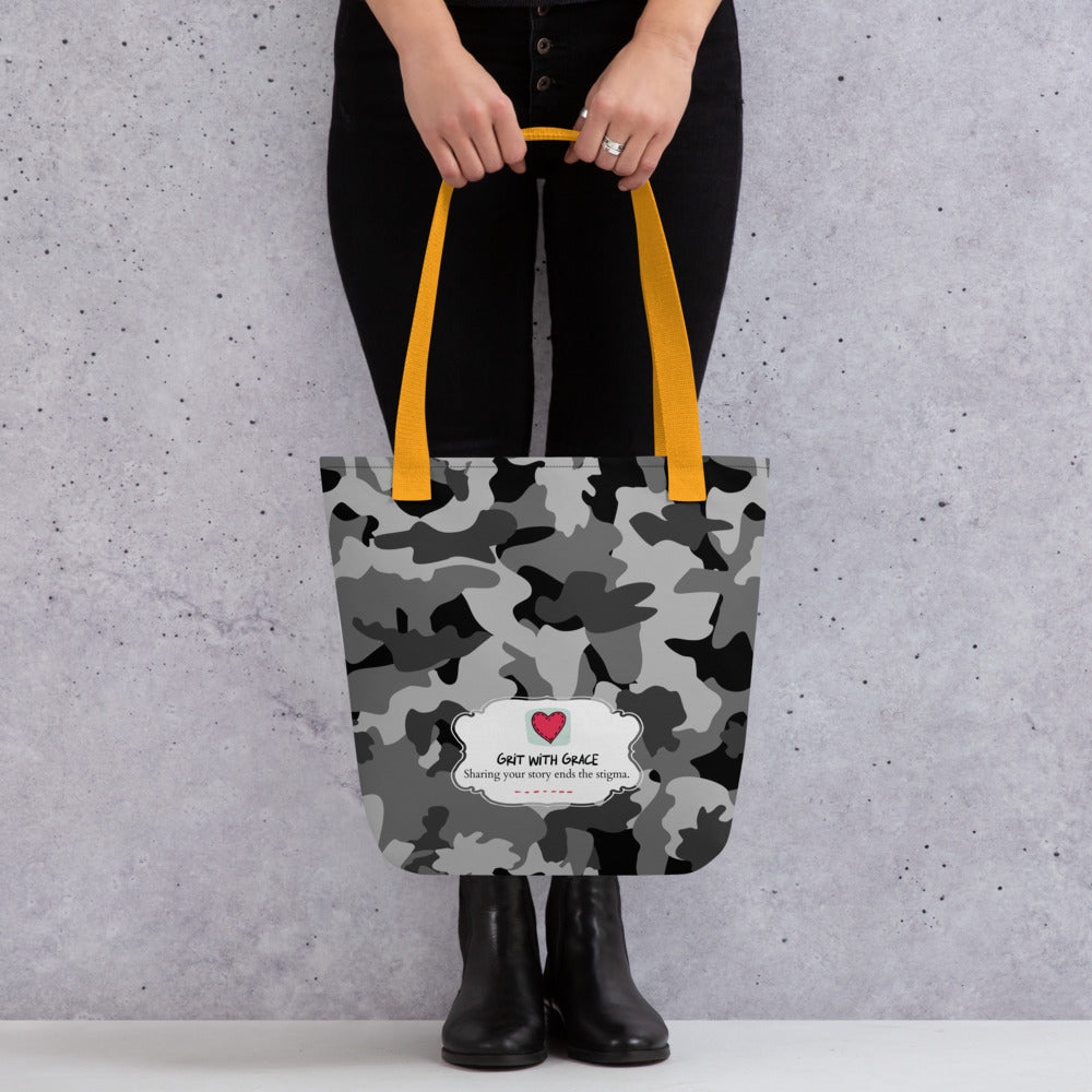 Army Enthusiast Camouflage Tote Bag