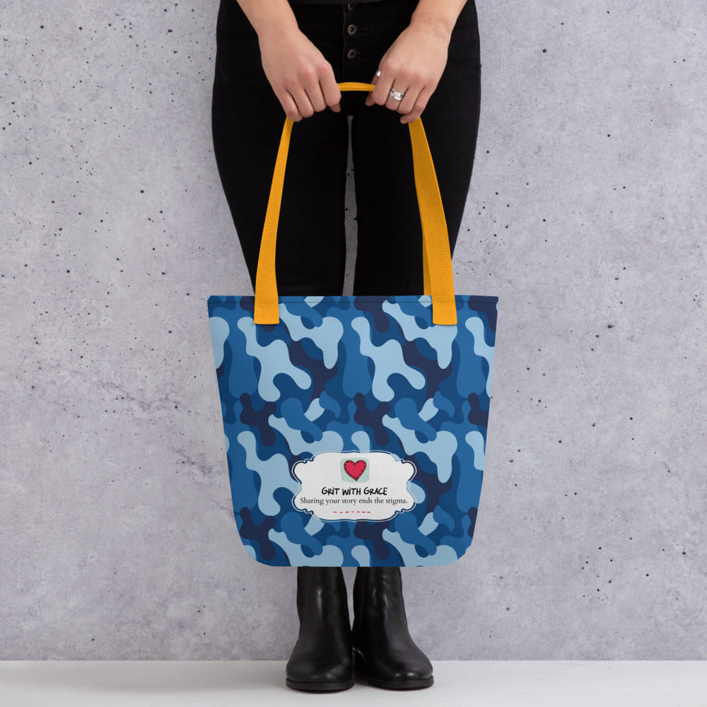 Army Enthusiast Camouflage Tote Bag
