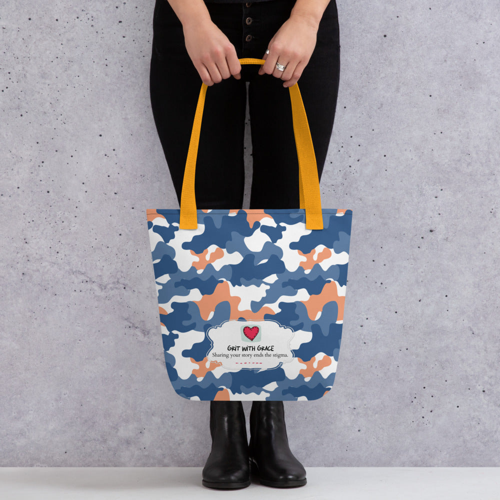 Army Enthusiast Camouflage Tote Bag