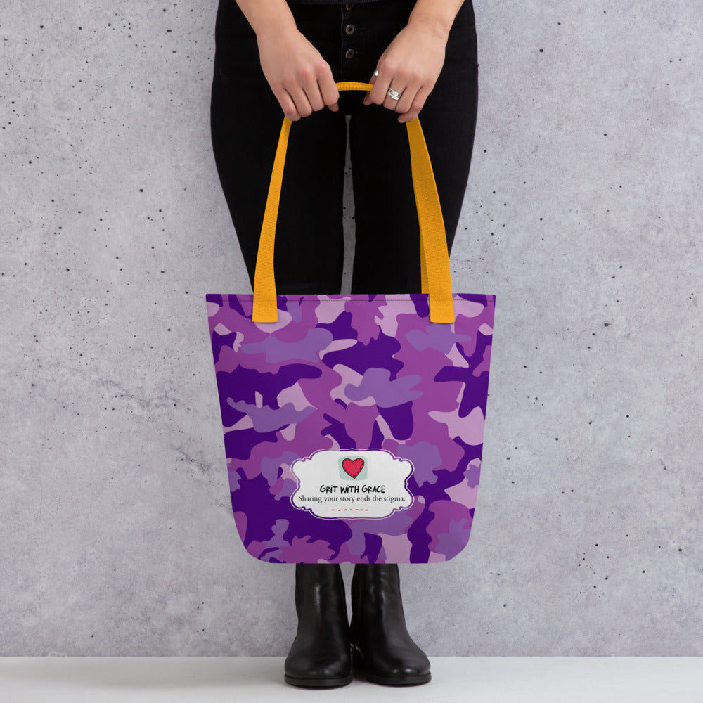 Army Enthusiast Camouflage Tote Bag