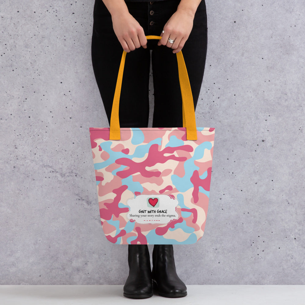 Army Enthusiast Camouflage Tote Bag