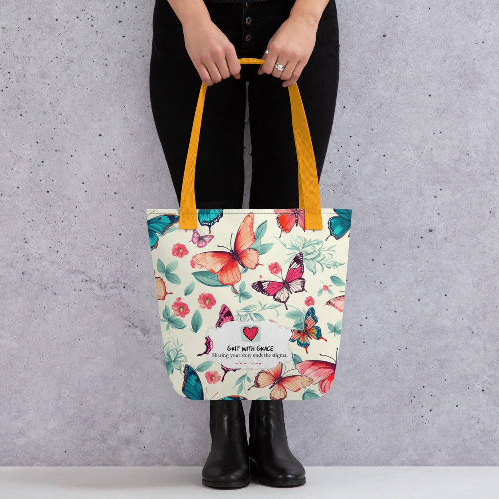 Butterfly Lover’s Shopping Enthusiast Carryall Tote Bag