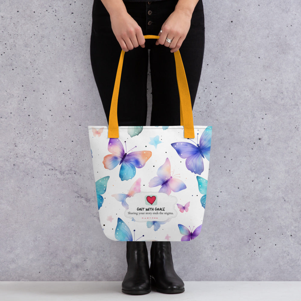 Butterfly Lover’s Shopping Enthusiast Carryall Tote Bag