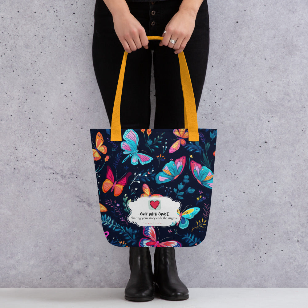 Butterfly Lover’s Shopping Enthusiast Carryall Tote Bag
