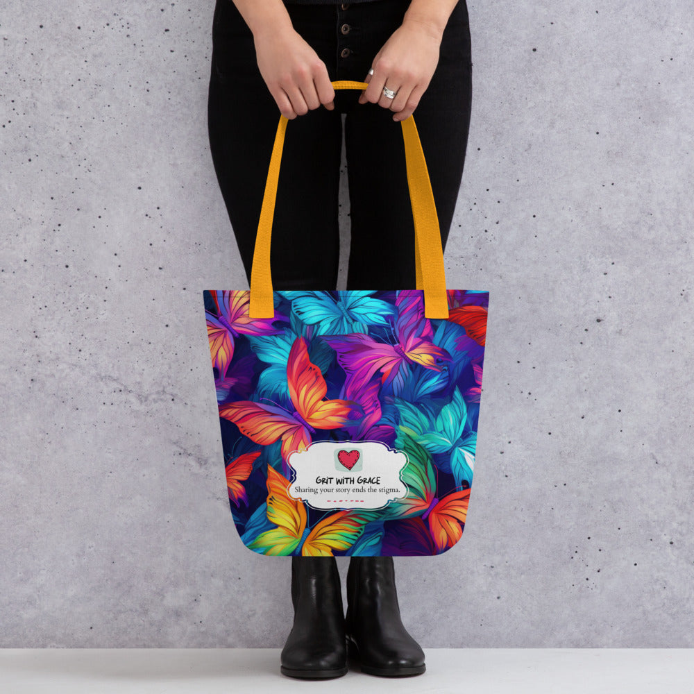 Butterfly Lover’s Shopping Enthusiast Carryall Tote Bag