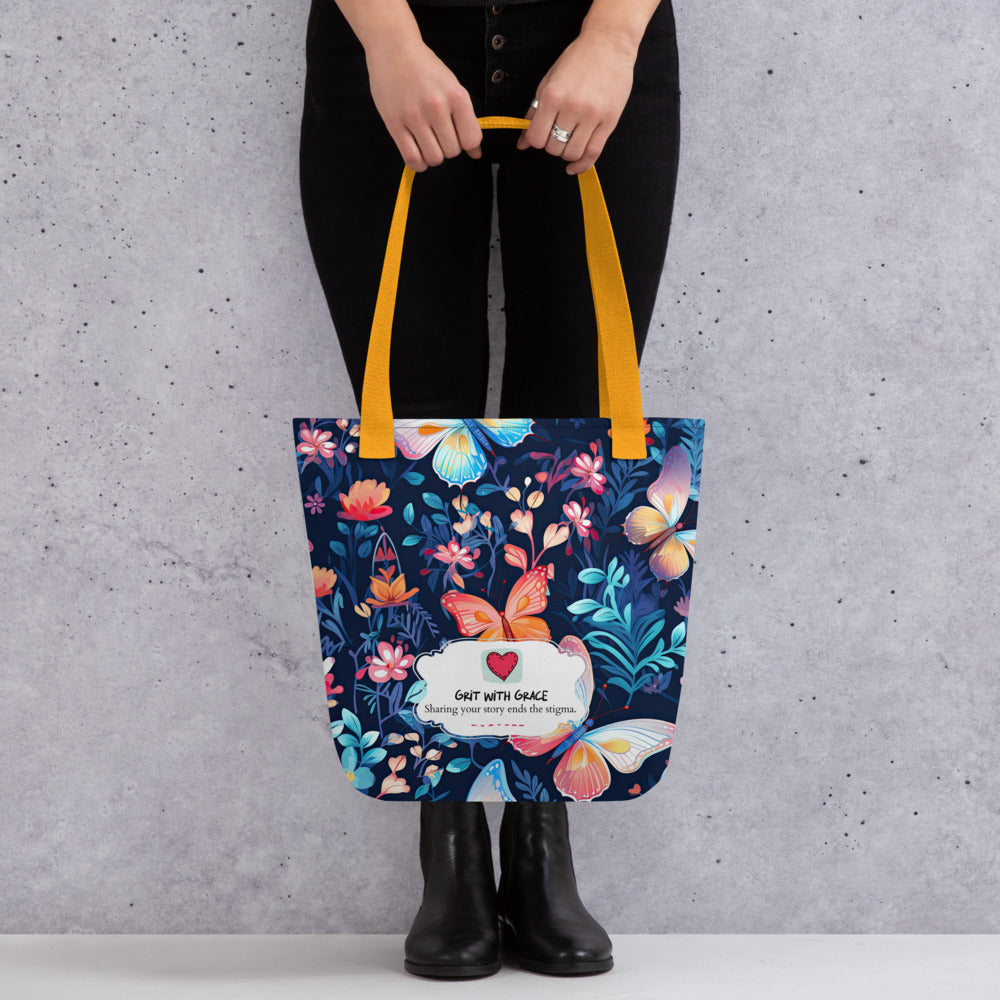 Butterfly Lover’s Shopping Enthusiast Carryall Tote Bag