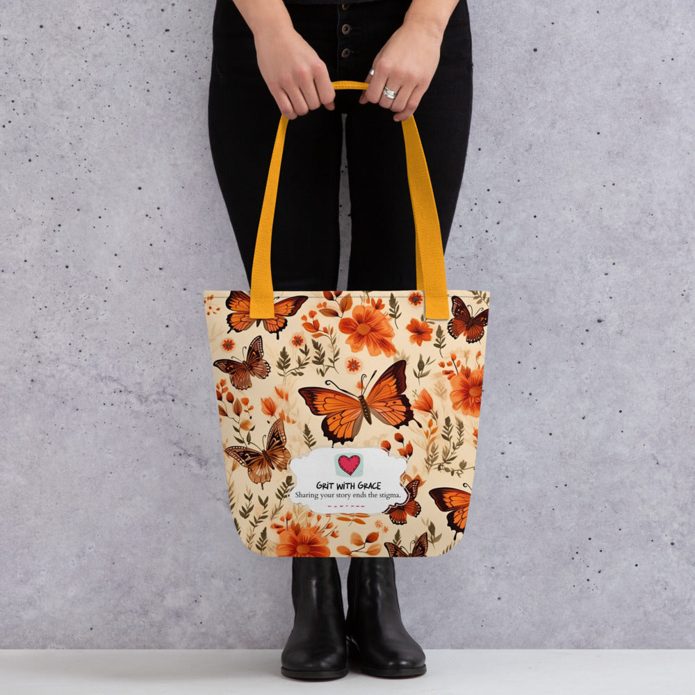Butterfly Lover’s Shopping Enthusiast Carryall Tote Bag