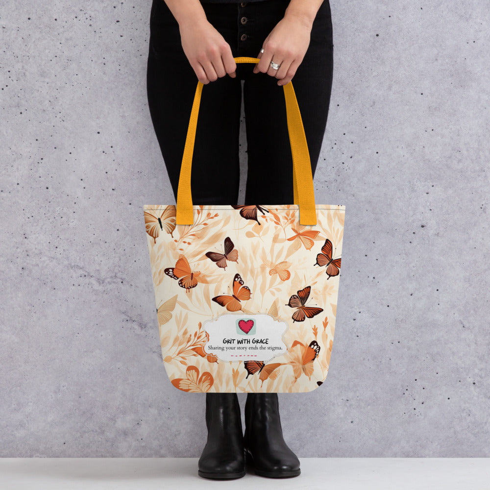 Butterfly Lover’s Shopping Enthusiast Carryall Tote Bag