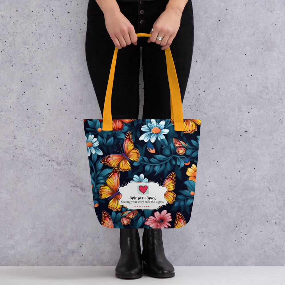 Butterfly Lover’s Shopping Enthusiast Carryall Tote Bag