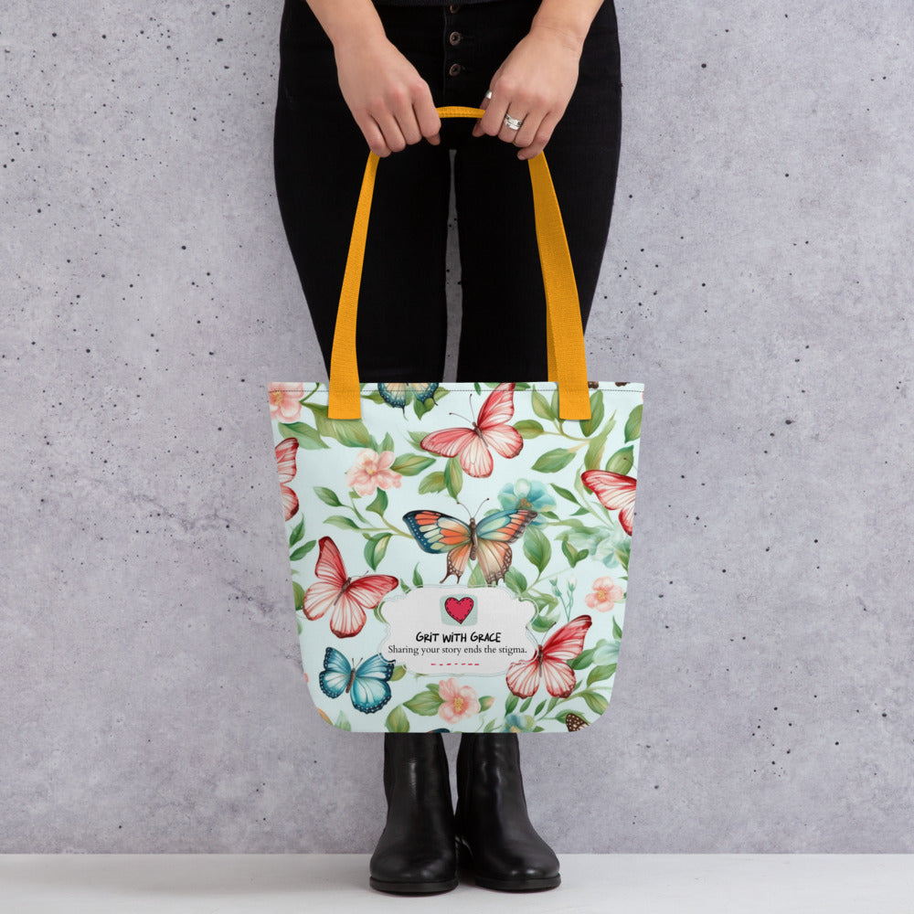 Butterfly Lover’s Shopping Enthusiast Carryall Tote Bag