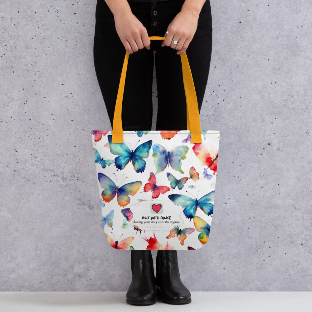 Butterfly Lover’s Shopping Enthusiast Carryall Tote Bag