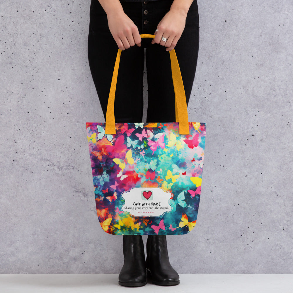 Butterfly Lover’s Shopping Enthusiast Carryall Tote Bag