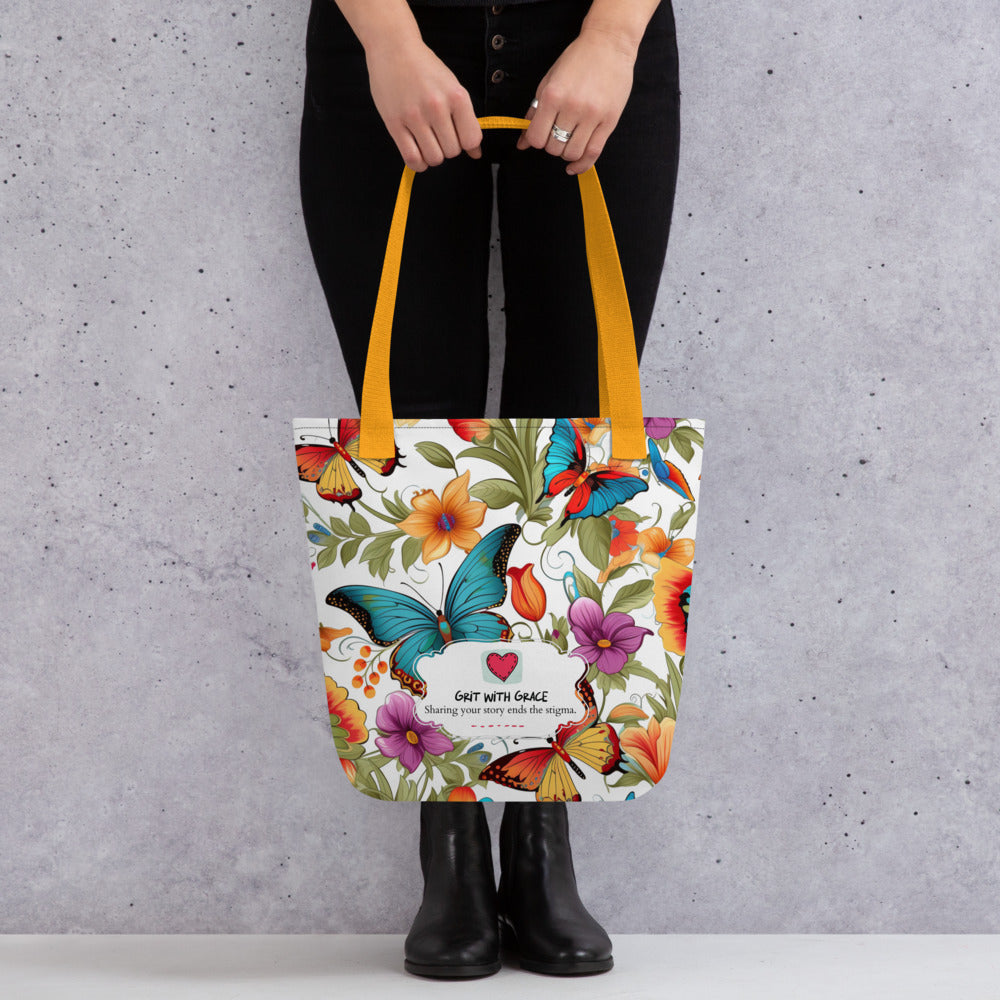 Butterfly Lover’s Shopping Enthusiast Carryall Tote Bag