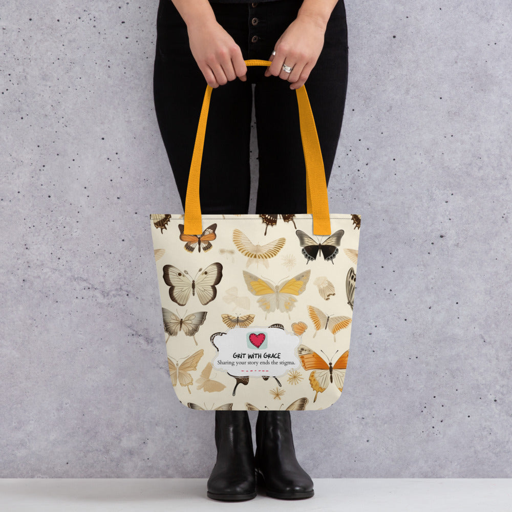 Butterfly Lover’s Shopping Enthusiast Carryall Tote Bag