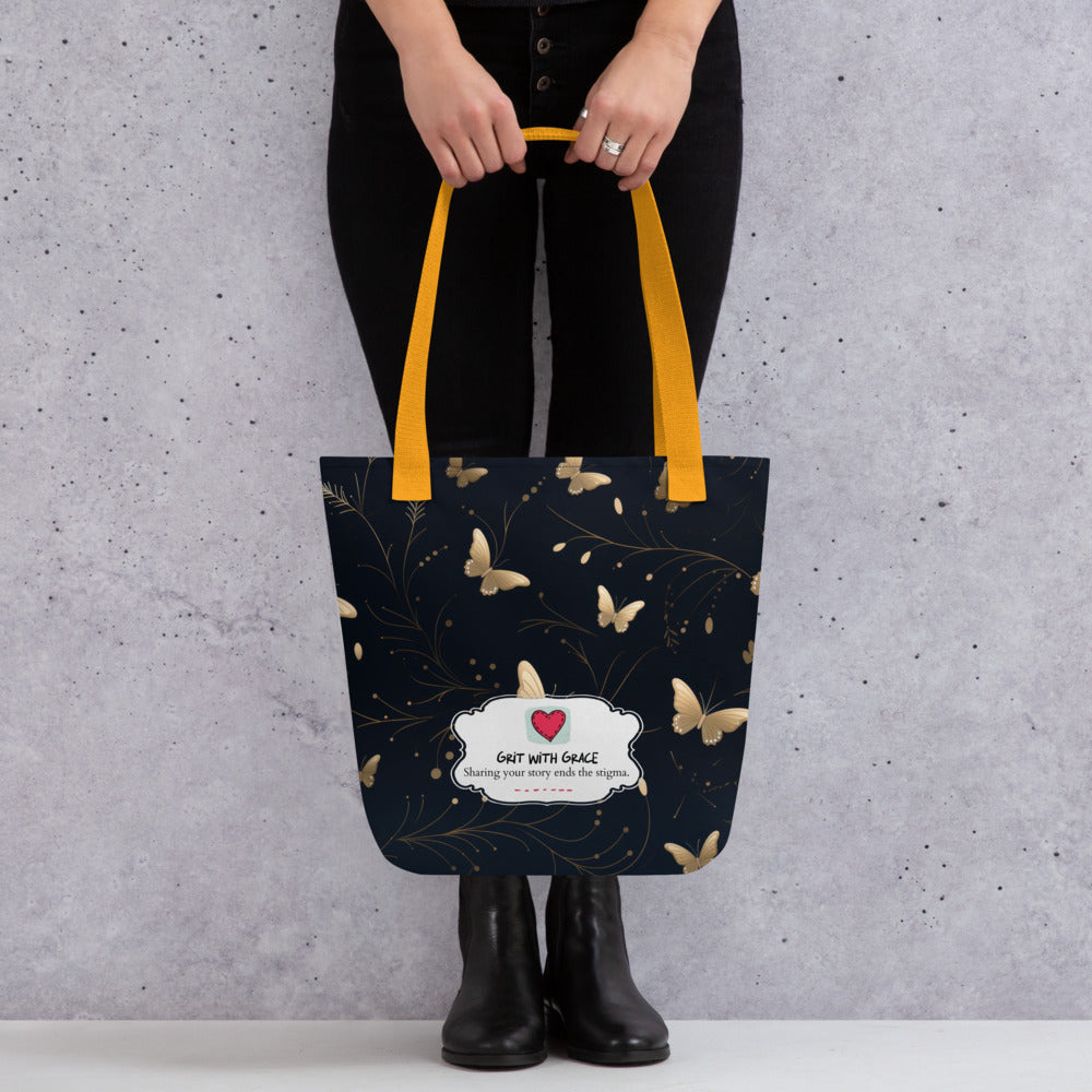 Butterfly Lover’s Shopping Enthusiast Carryall Tote Bag