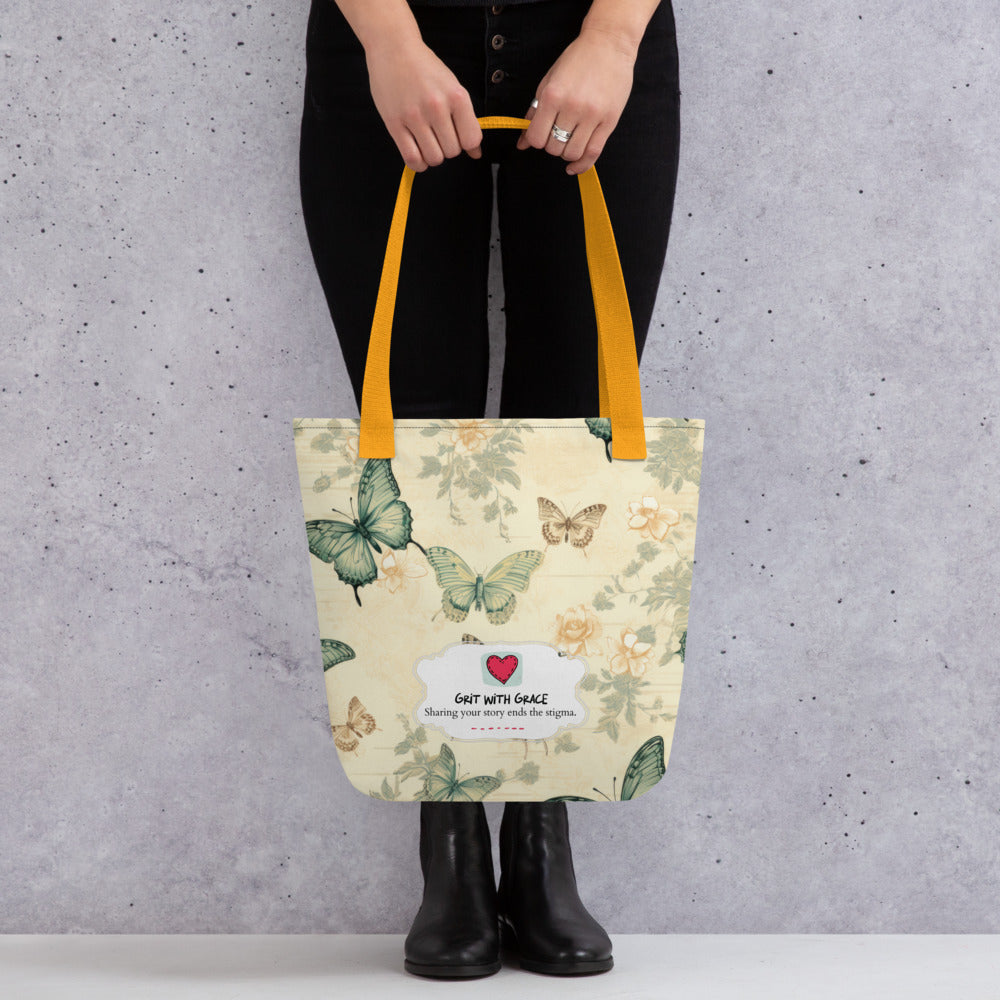 Butterfly Lover’s Shopping Enthusiast Carryall Tote Bag
