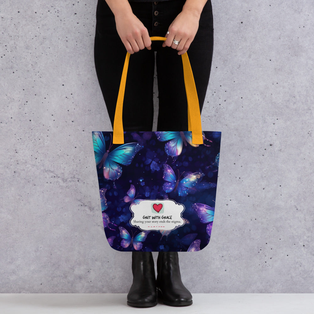 Butterfly Lover’s Shopping Enthusiast Carryall Tote Bag