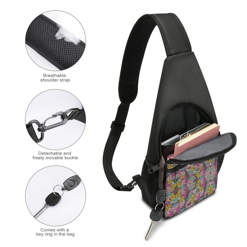 Summer Vibes Sling Bag with Single Shoulde