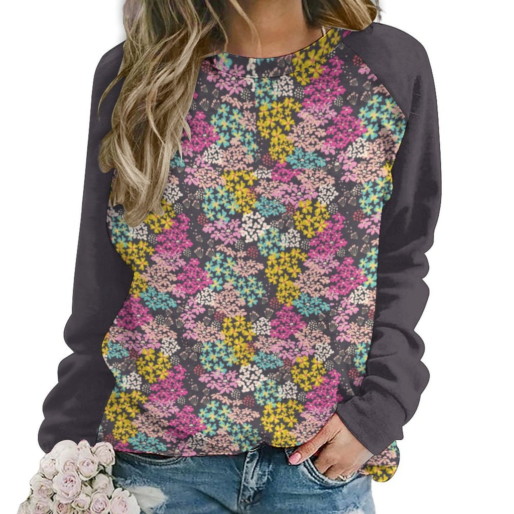 Summer Vibes Sweatshirt Raglan Style
