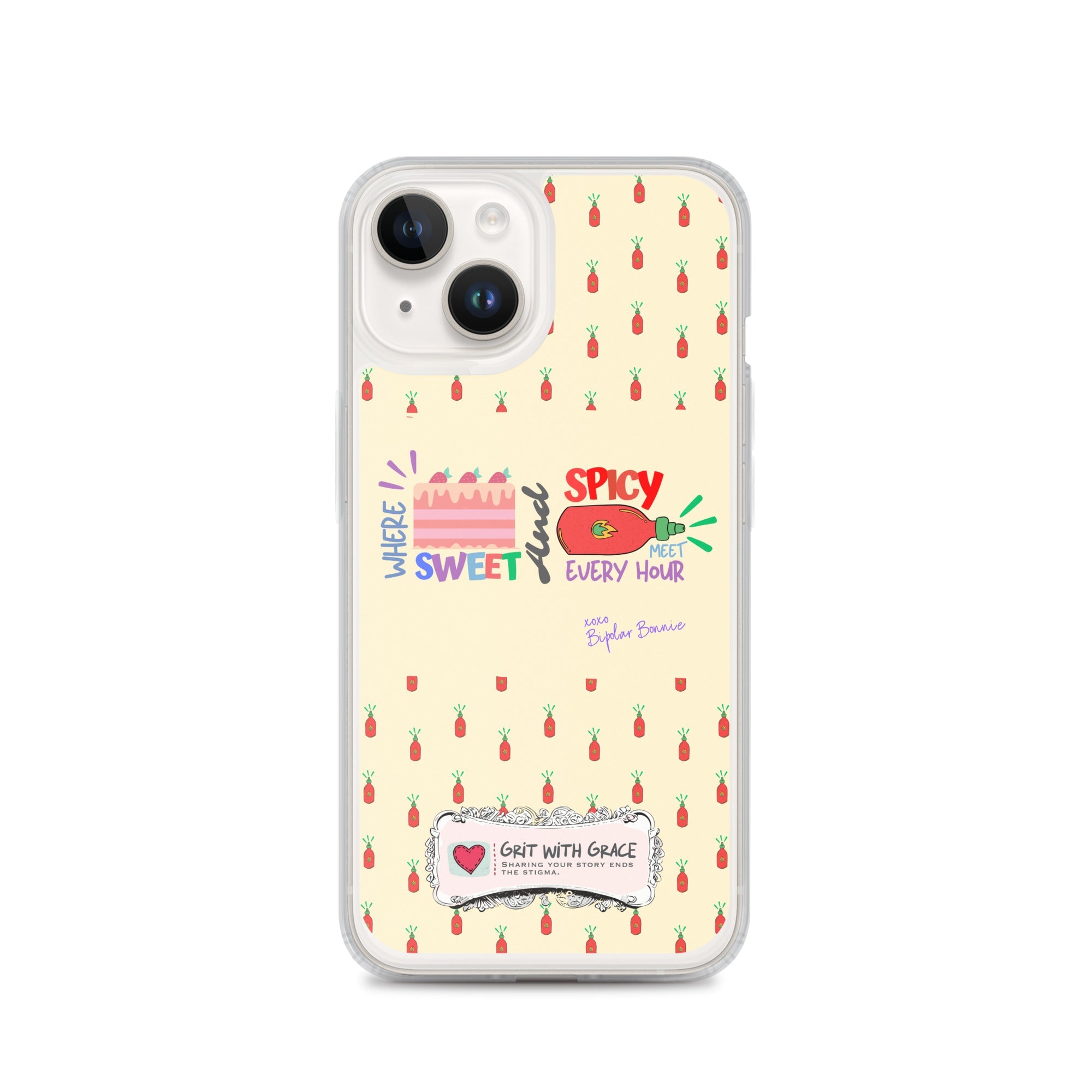 Bipolar Bonnie iPhone Clear Case