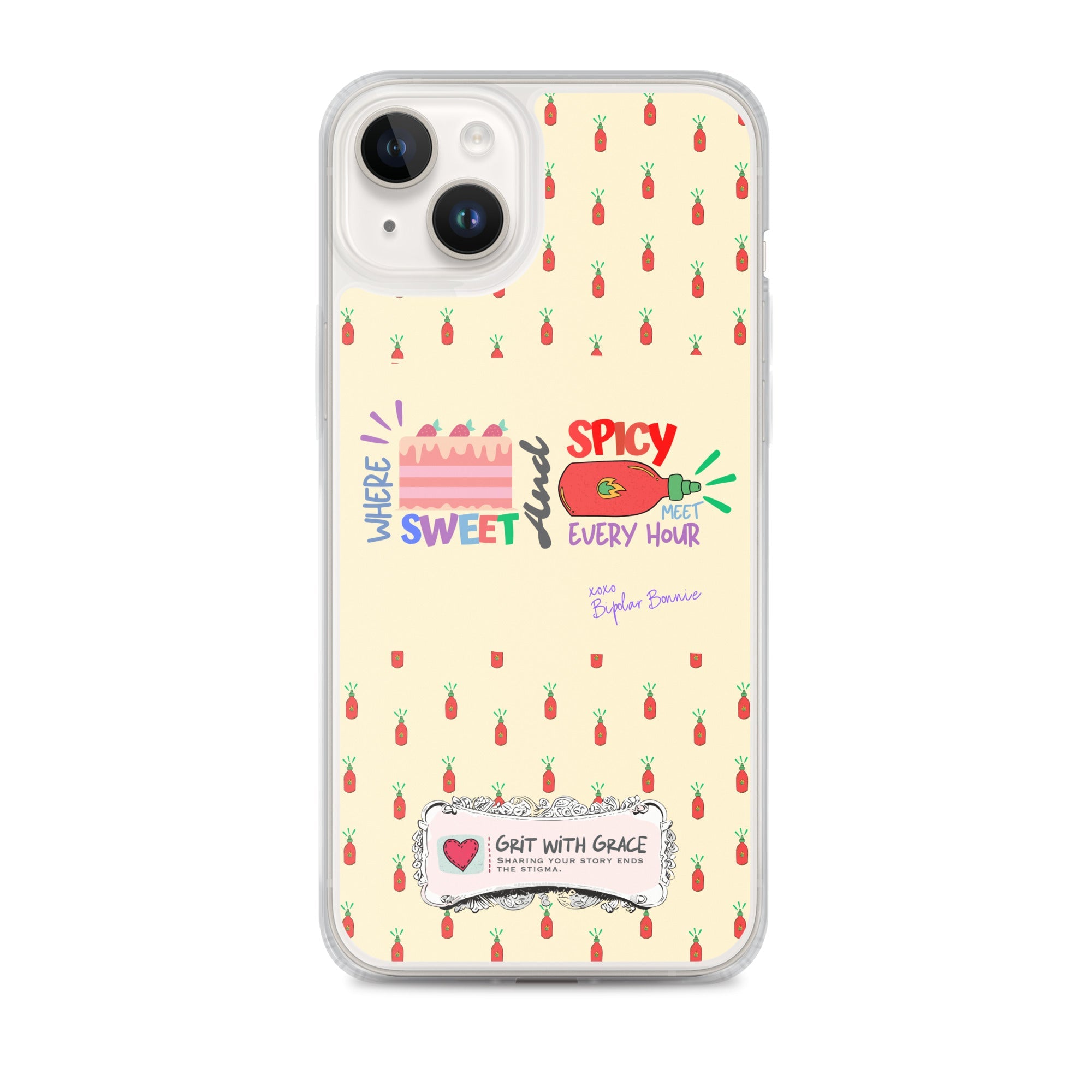 Bipolar Bonnie iPhone Clear Case