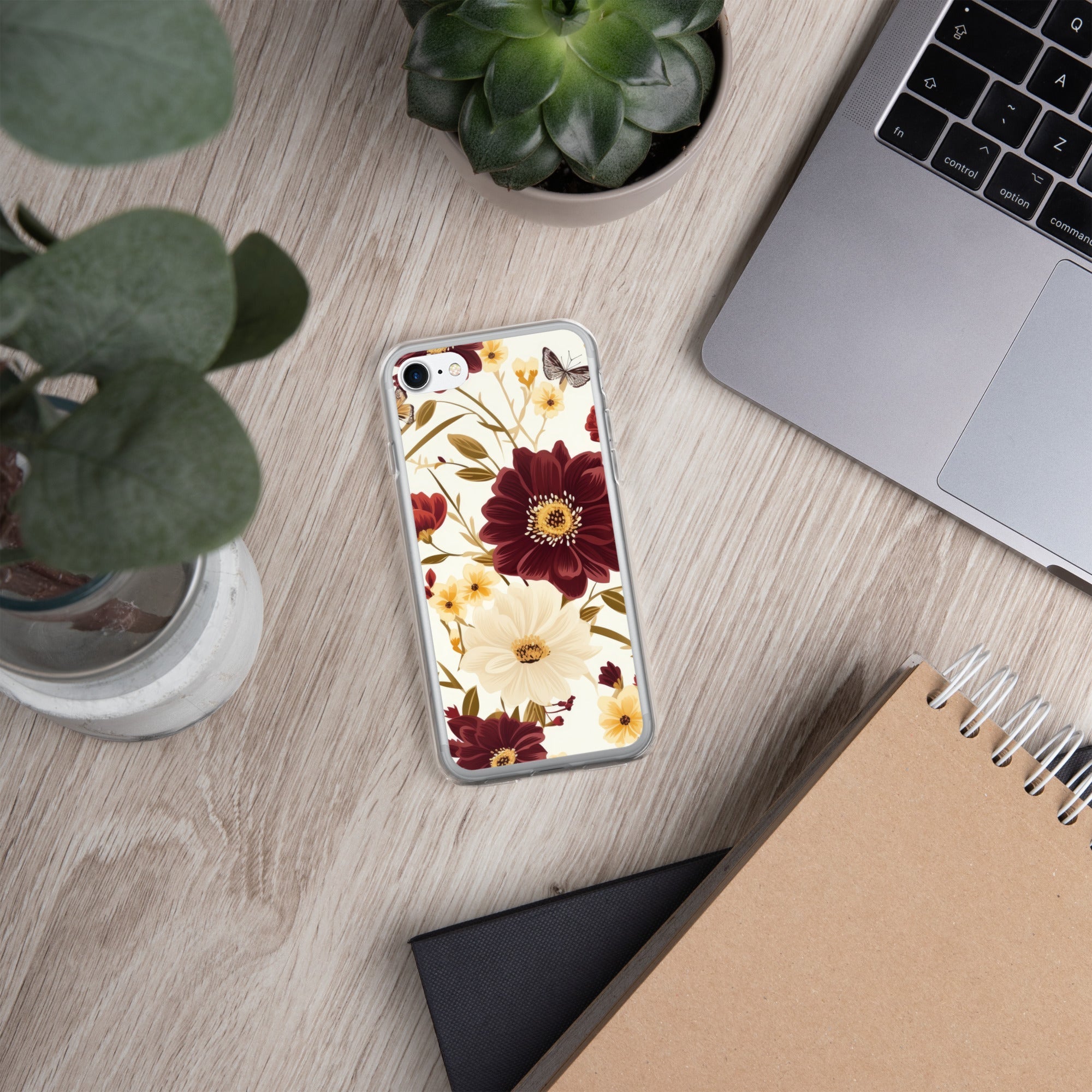 Floral iPhone Case, Flower Lover Cover For iPhone 14 Pro Max, 14 Pro, 14, 13, 12, 11, XR, 8, Space Case, Botanical Phone Case, Lovely Bloom Case