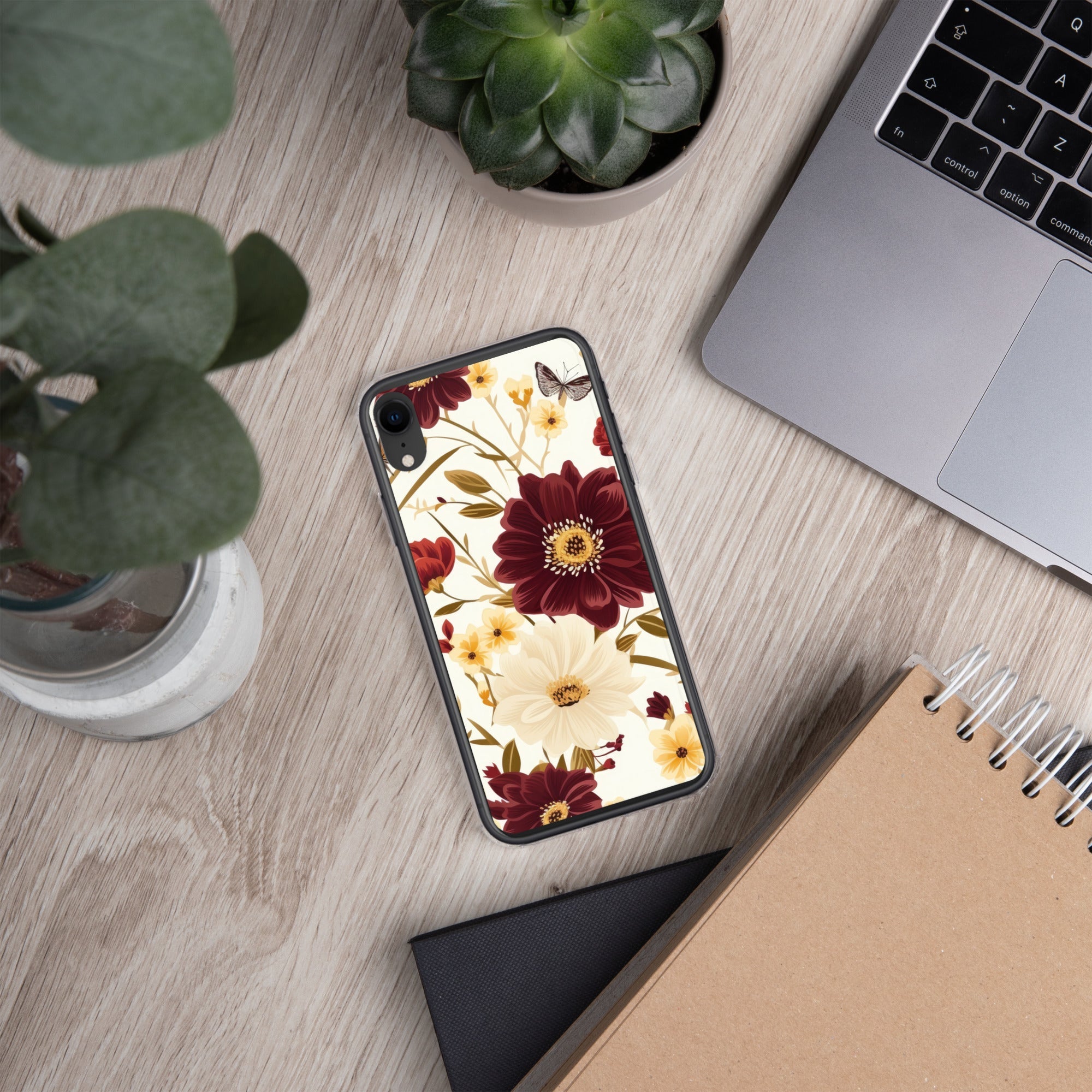 Floral iPhone Case, Flower Lover Cover For iPhone 14 Pro Max, 14 Pro, 14, 13, 12, 11, XR, 8, Space Case, Botanical Phone Case, Lovely Bloom Case
