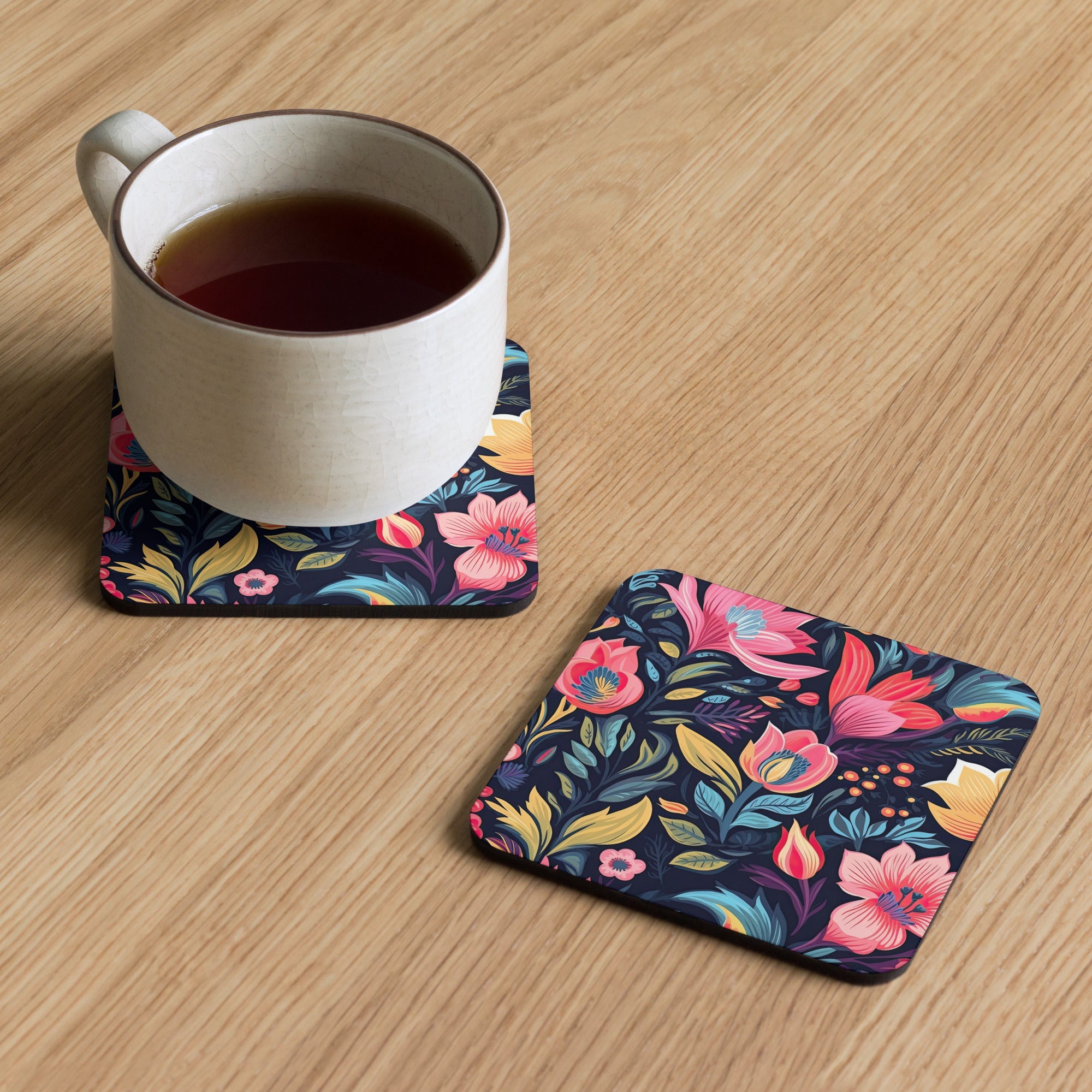 Floral Lover's Botanical Charming Coasters