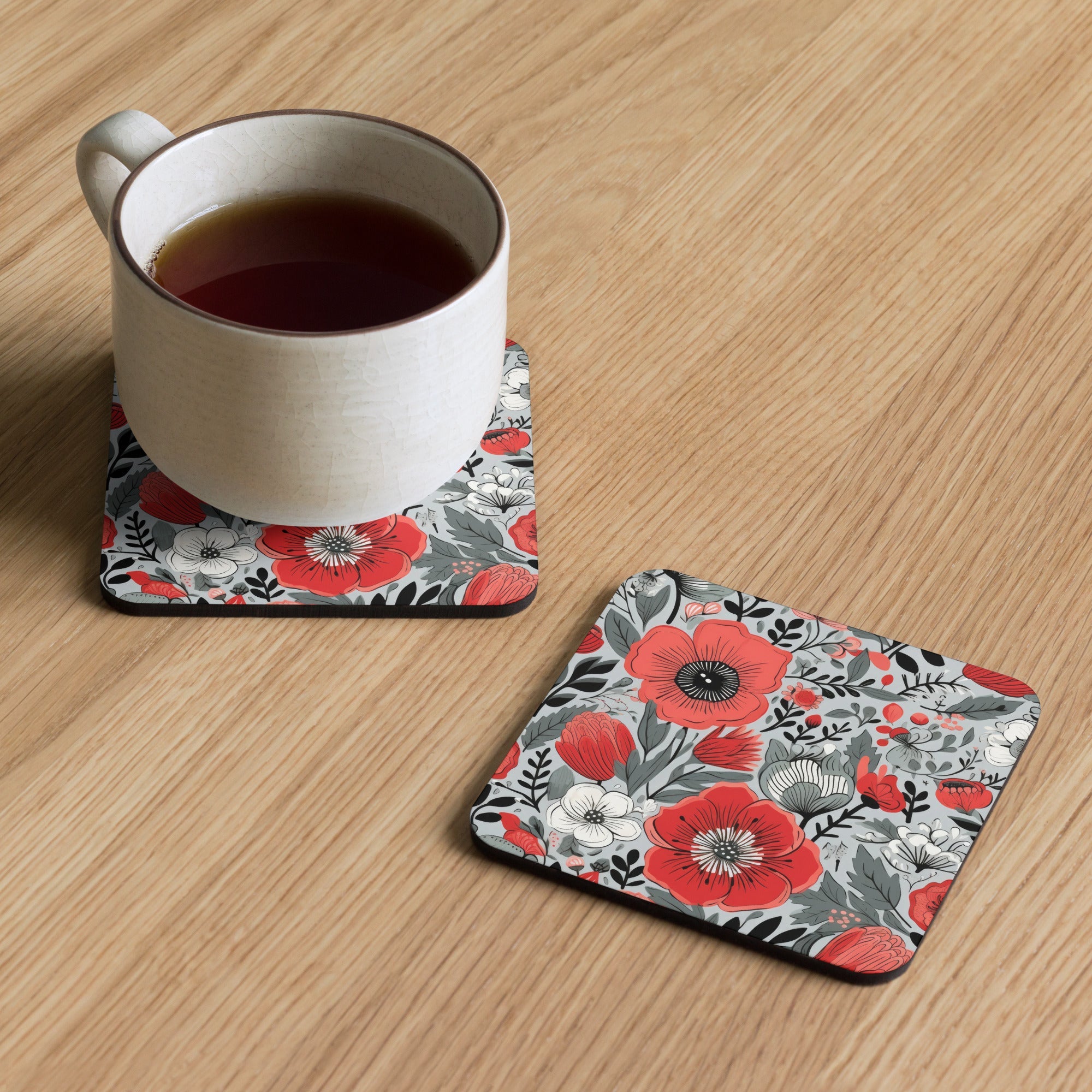 Floral Lover's Botanical Charming Coasters