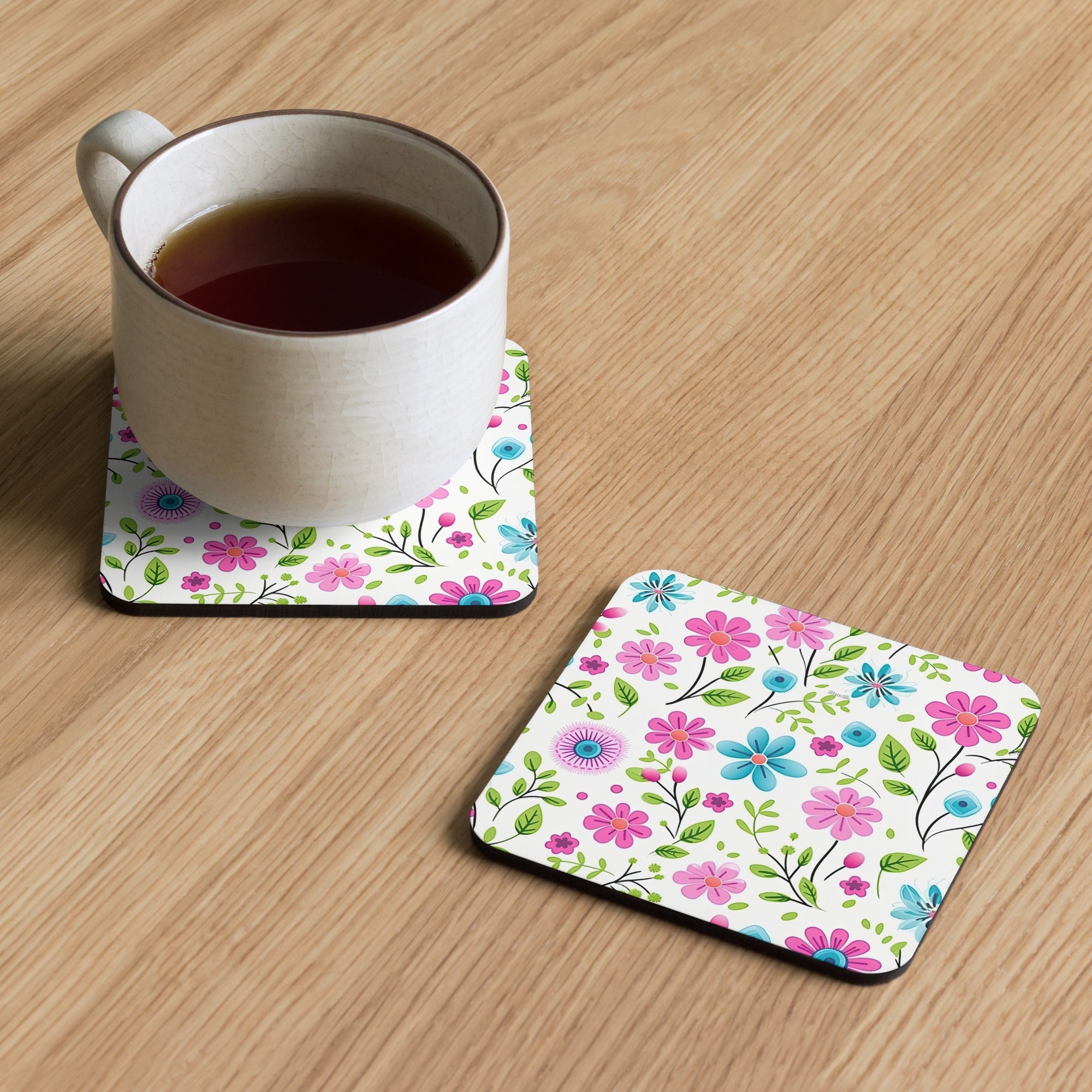 Floral Lover's Botanical Charming Coasters