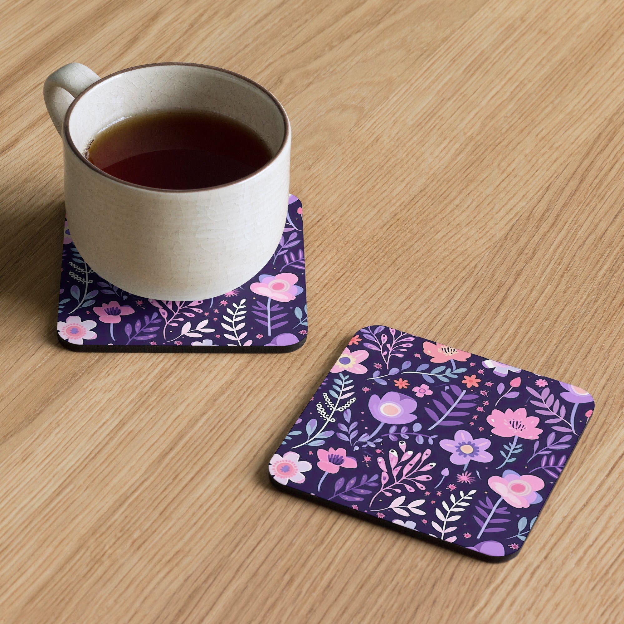Floral Lover's Botanical Charming Coasters