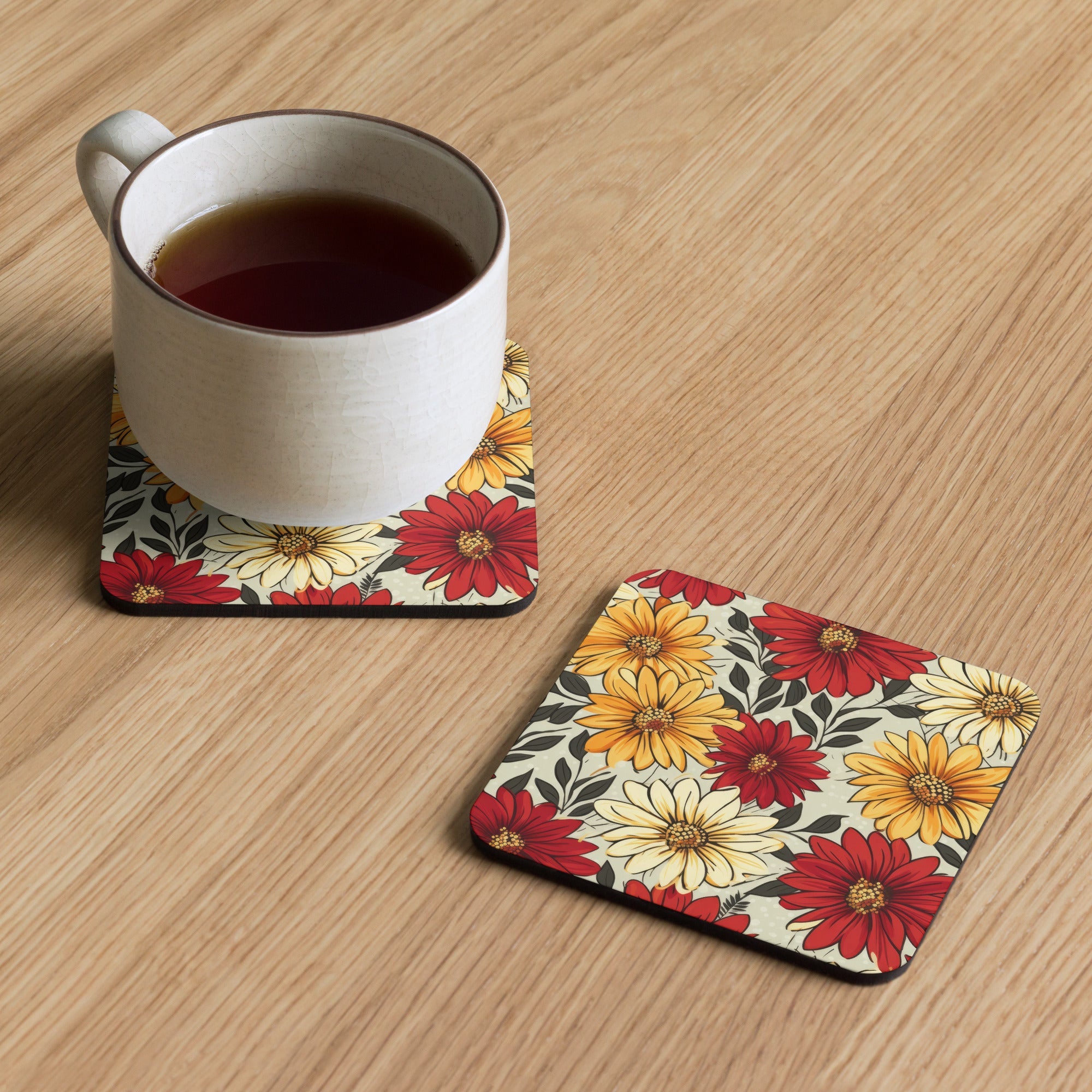 Floral Lover's Botanical Charming Coasters