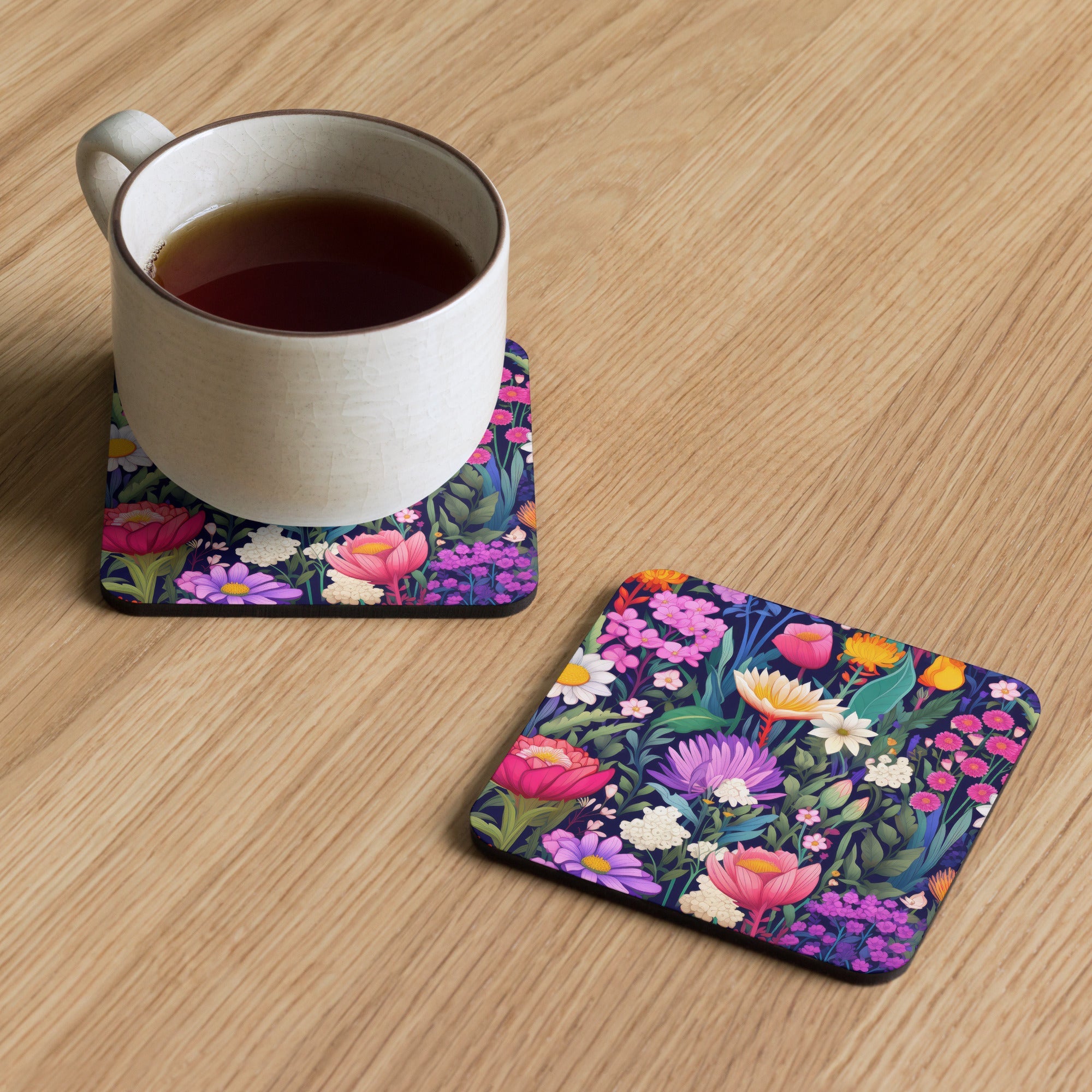 Floral Lover's Botanical Charming Coasters