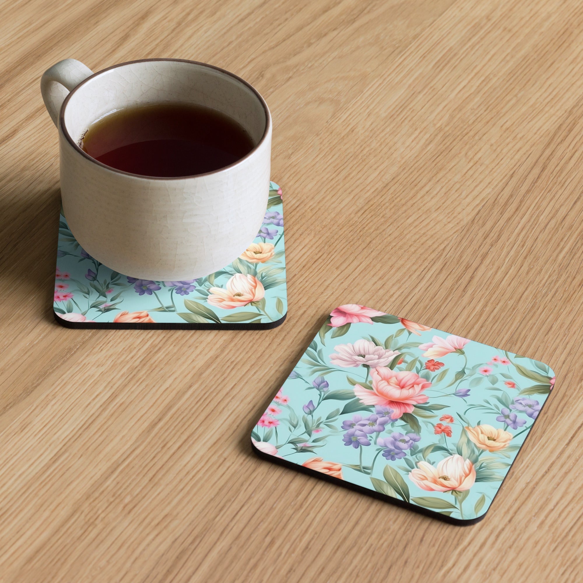 Floral Lover's Botanical Charming Coasters
