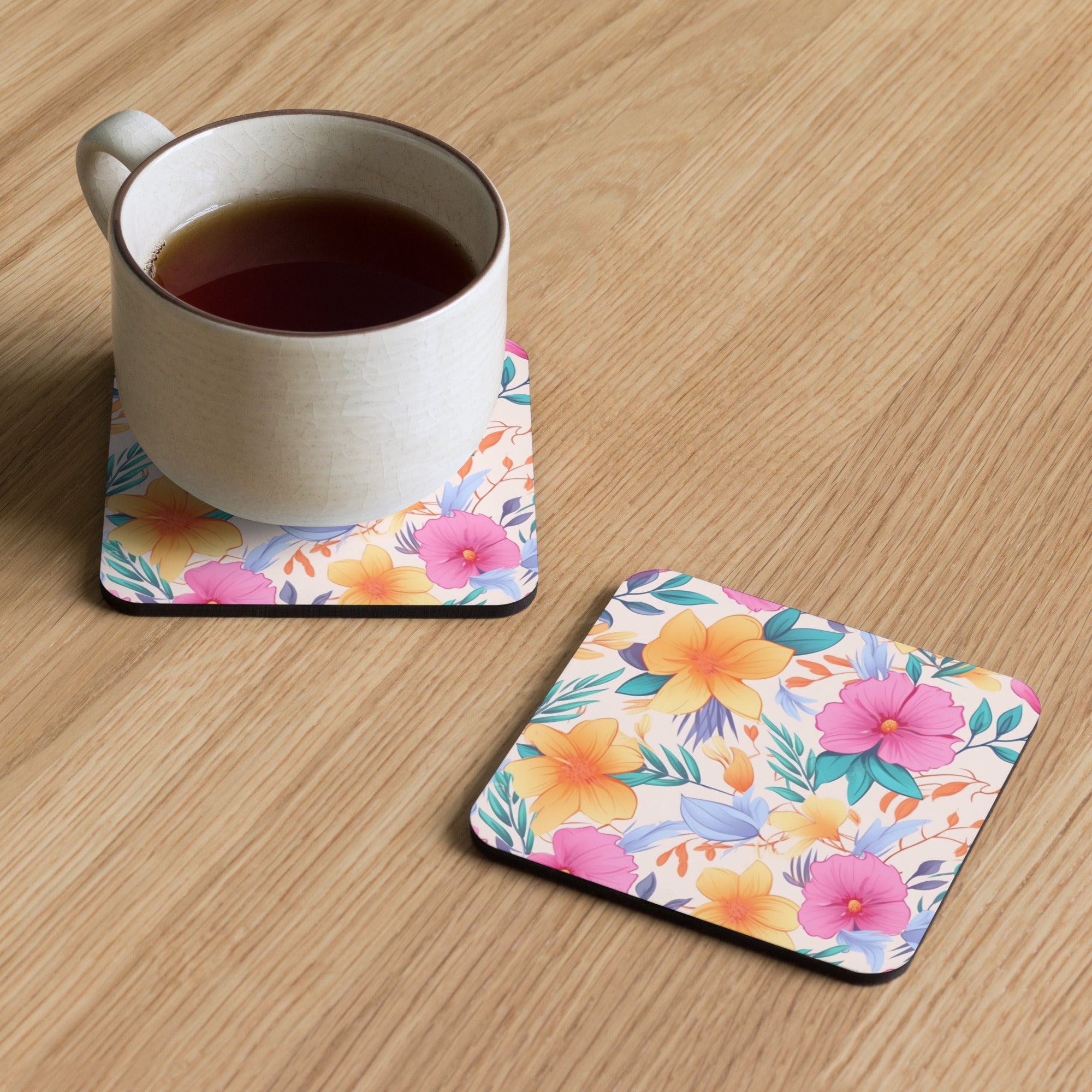 Floral Lover's Botanical Charming Coasters